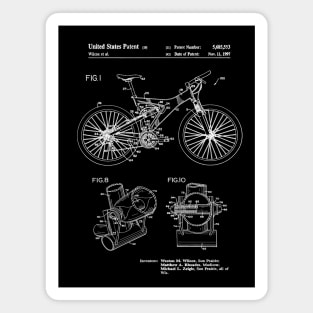 Mountain Bike Patent Inventors White Magnet